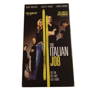 6/$15 The Italian Job vhr movie